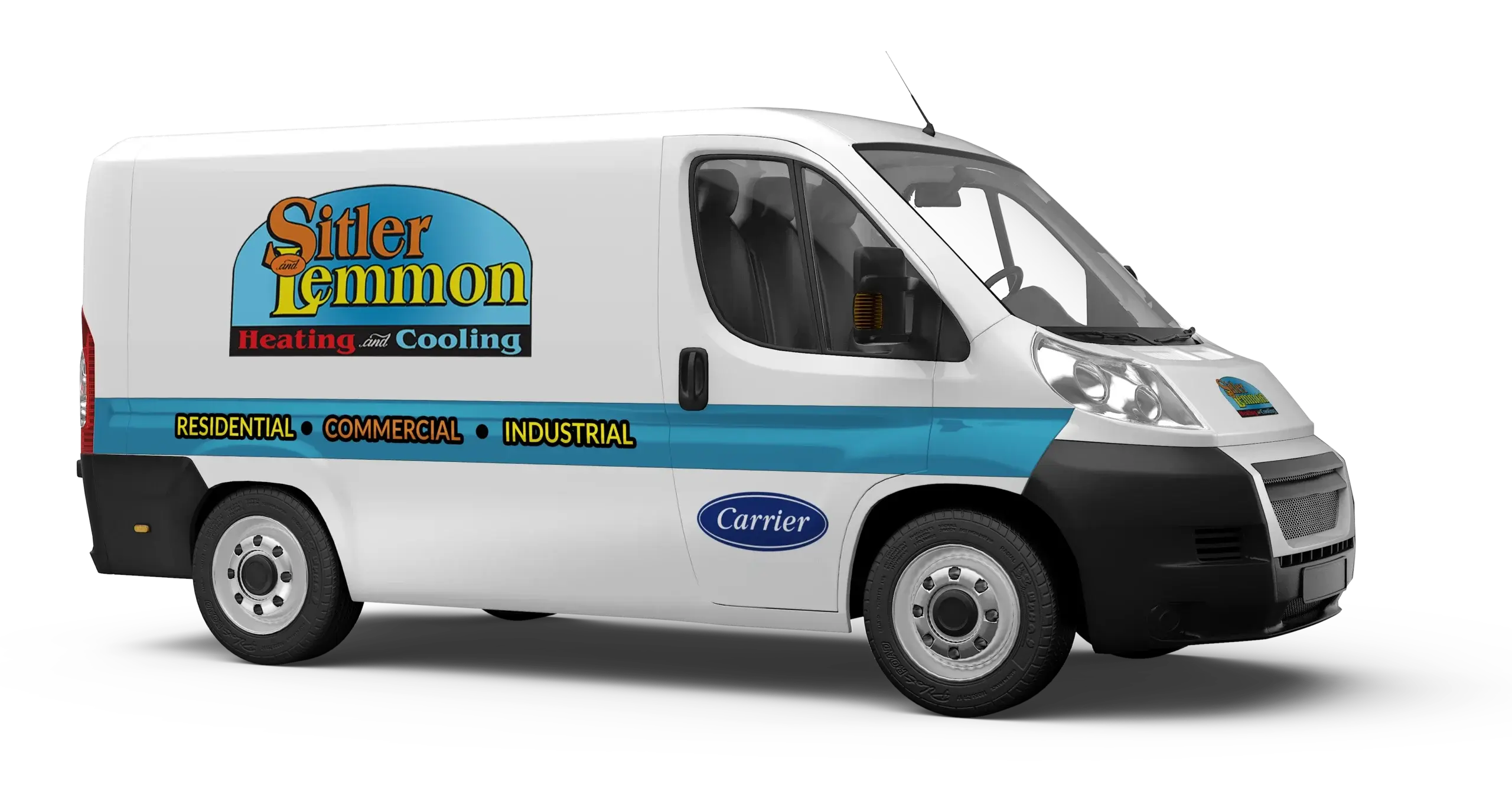 Van Side View Sitler and Lemmon Heating Company Ellwood City, PA